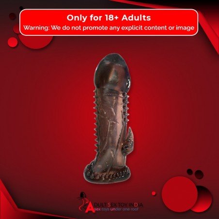 Ultra Flexible soft cock sleeve penis extender PES-017
