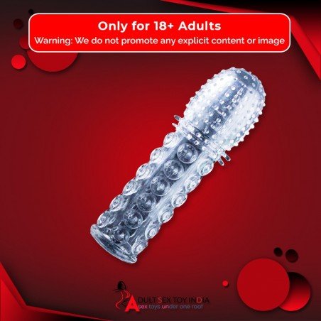 Crystal Penis Sleeve Textured Extension PES-021