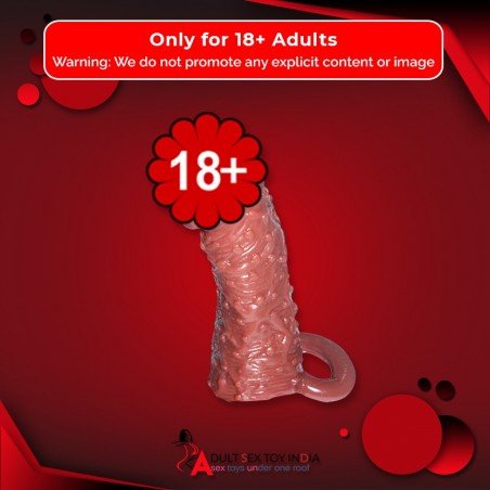 Solid Head Reusable Penis Extension Sleeve chocolate PES-026