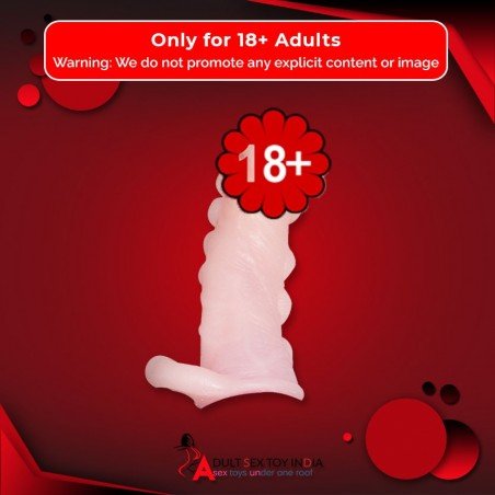 Solid Dotted Head Penis Extension Sleeve Skin Color PES-027