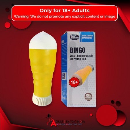 Bingo Vocal Rechargeable Vibrating Cup MS-059