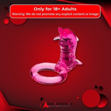 Dolphin Cock Ring Vibrator CR-005