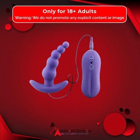 Vibrating Anal Plug Beads Prostate Massager AD-028