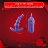 Vibrating Anal Plug Beads Prostate Massager AD-028