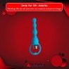 Blue Silicone Anal Vibrator AD-029