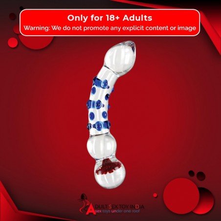 Flower Crystal Glass Dildo Sex Toy GD-003