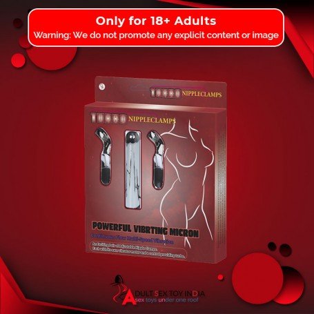 Fun Vibrator and Nipple Clamp Fiery Combo FV-018