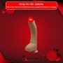 Realistic Non-vibrator with Round Balls and Suction Base RSNV-029