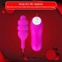 Purple Bullet Vibrator with 12 Vibration Settings BV-042