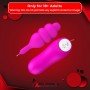 Purple Bullet Vibrator with 12 Vibration Settings BV-042